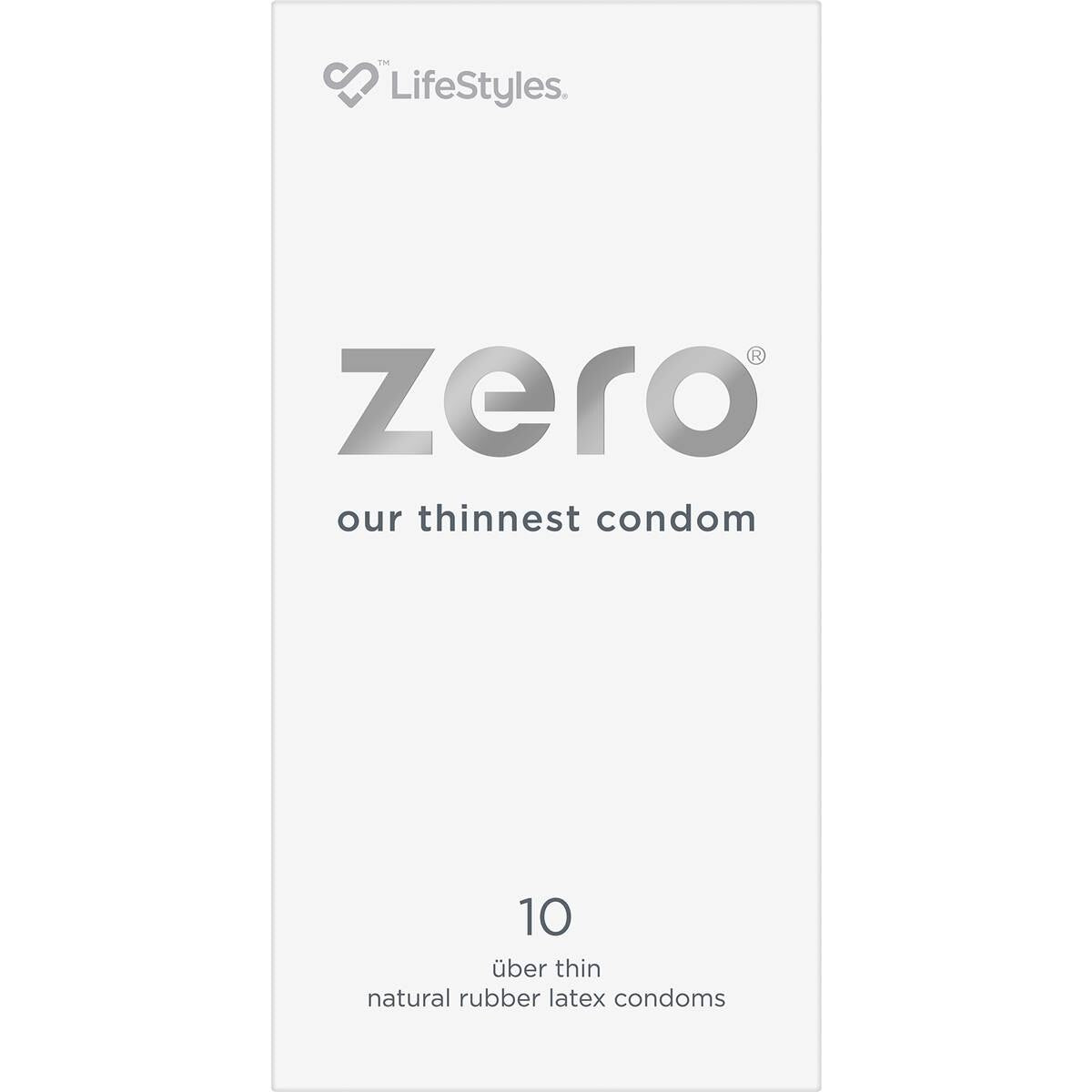Lifestyles Zero Uber Thin Condoms 10 Pack