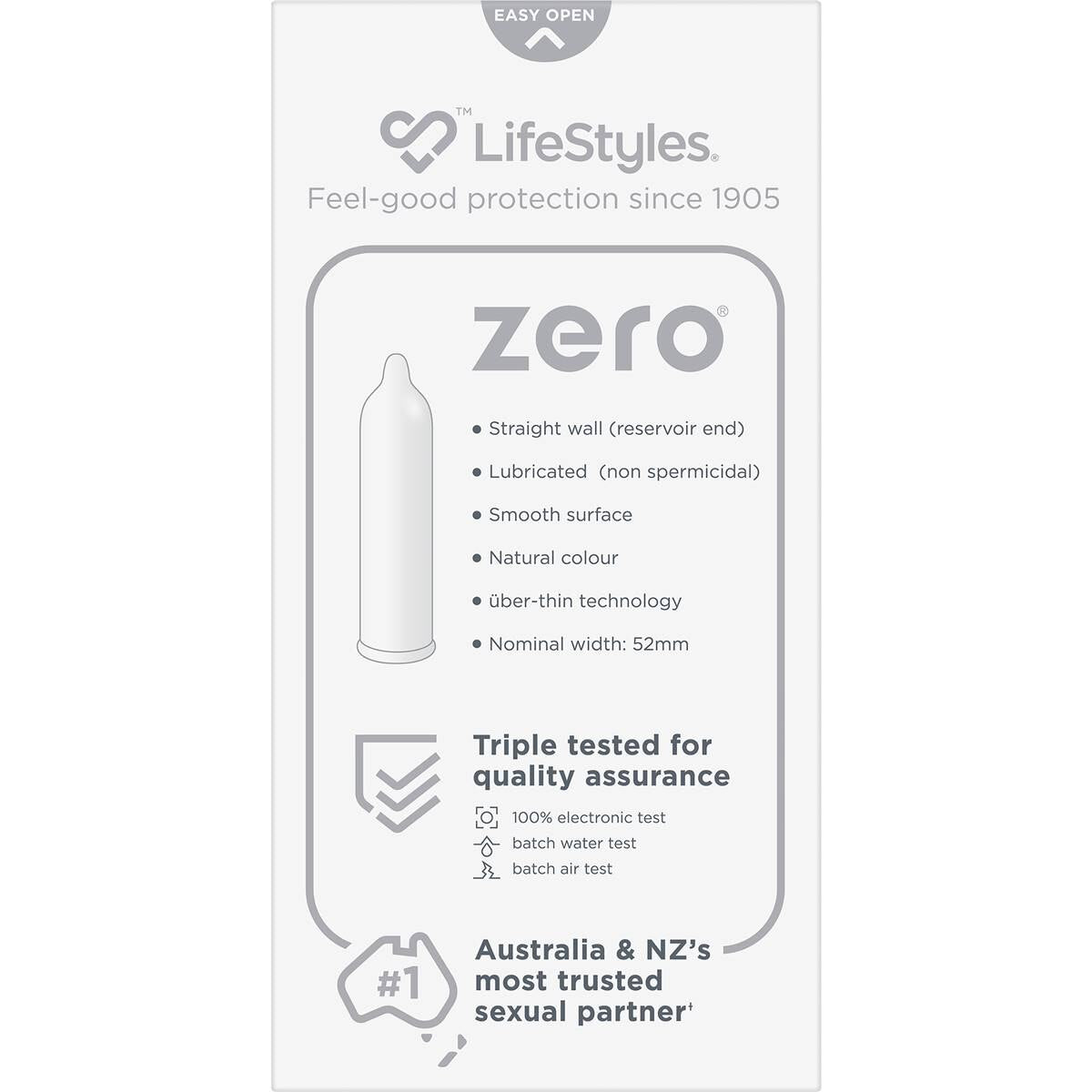 Lifestyles Zero Uber Thin Condoms 10 Pack