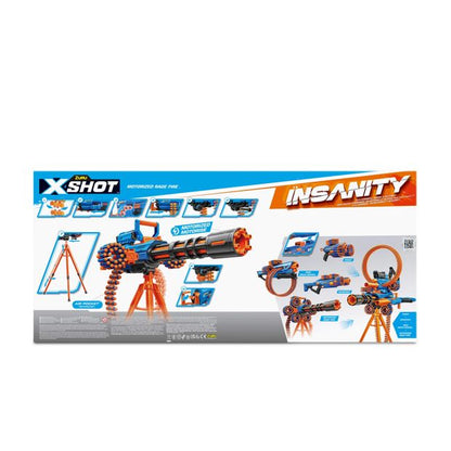 XSHOT Insanity Motorized Rage Fire (72 Darts) by ZURU