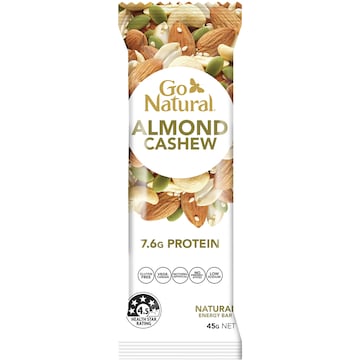 Go Natural Savoury Bars Almond Cashews 45g