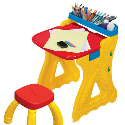 Kids' Art Desk and Easel Set with Storage