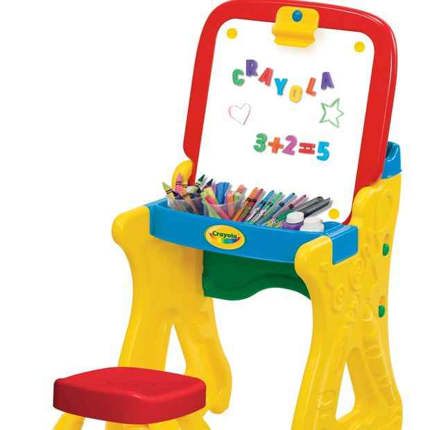Kids' Art Desk and Easel Set with Storage