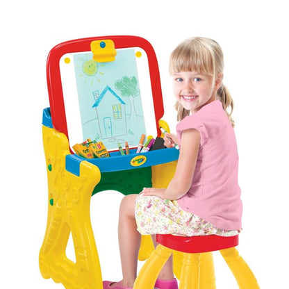 Kids' Art Desk and Easel Set with Storage