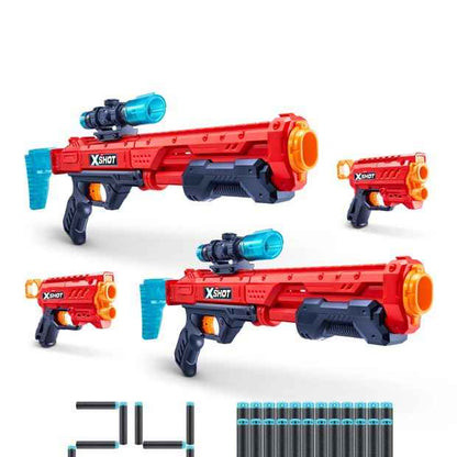XSHOT Excel Double Hawk Eye Blaster Double Micro Blaster Combo Pack (24 Darts) by ZURU