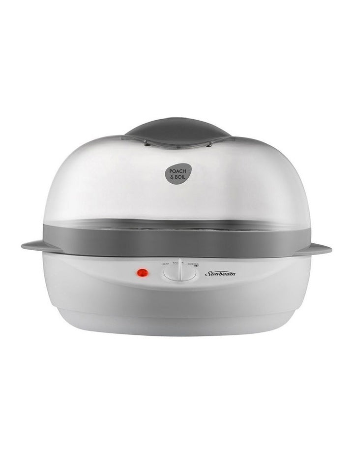 Poach And Boil EC1300 Egg Cooker in White