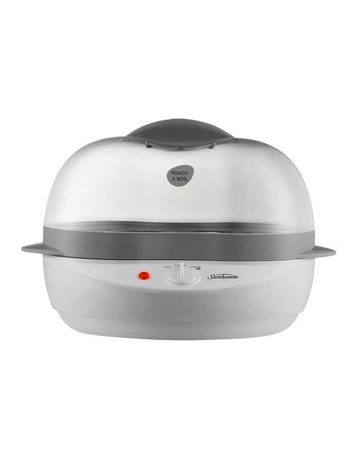 Poach And Boil EC1300 Egg Cooker in White
