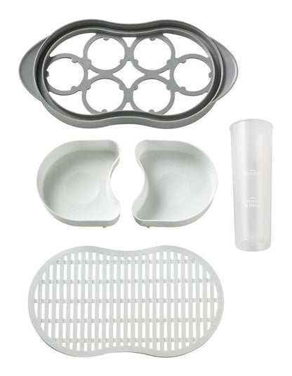 Poach And Boil EC1300 Egg Cooker in White