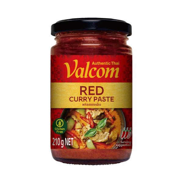 VALCOM RED CURRY PASTE 210G