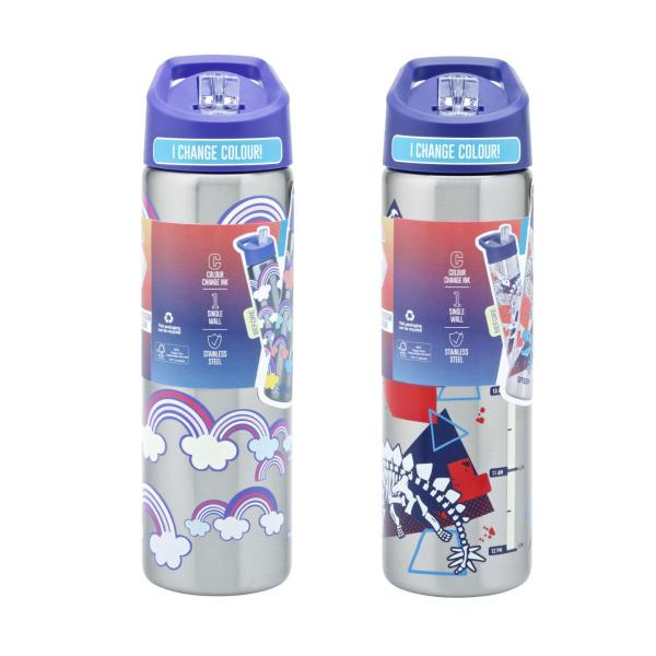 Stainless Steel Colour Change Sipper 750mL