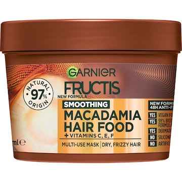 Garnier Fructis Hair Food Smoothing Macadamia 390mL