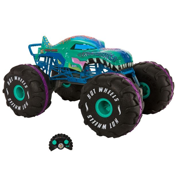 Hot Wheels Monster Trucks RC Battery-Powered 1:6th Scale Mega-Wrex