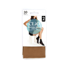 CLIO INVISIBLE BAND ANKLETS NATURAL ONE SIZE