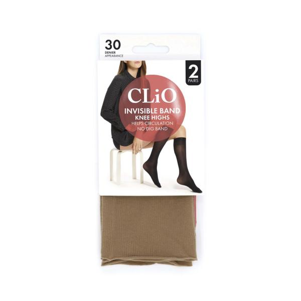Invisible Band Knee High 30D Natural One Size