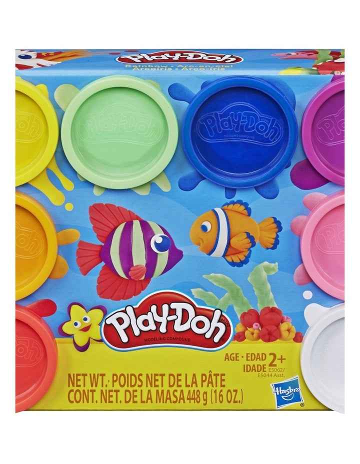 Modelling Dough 8 Pack - Non-Toxic, Assorted Colours