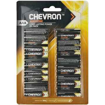 Chevron Alkaline Aaa 24 Pack