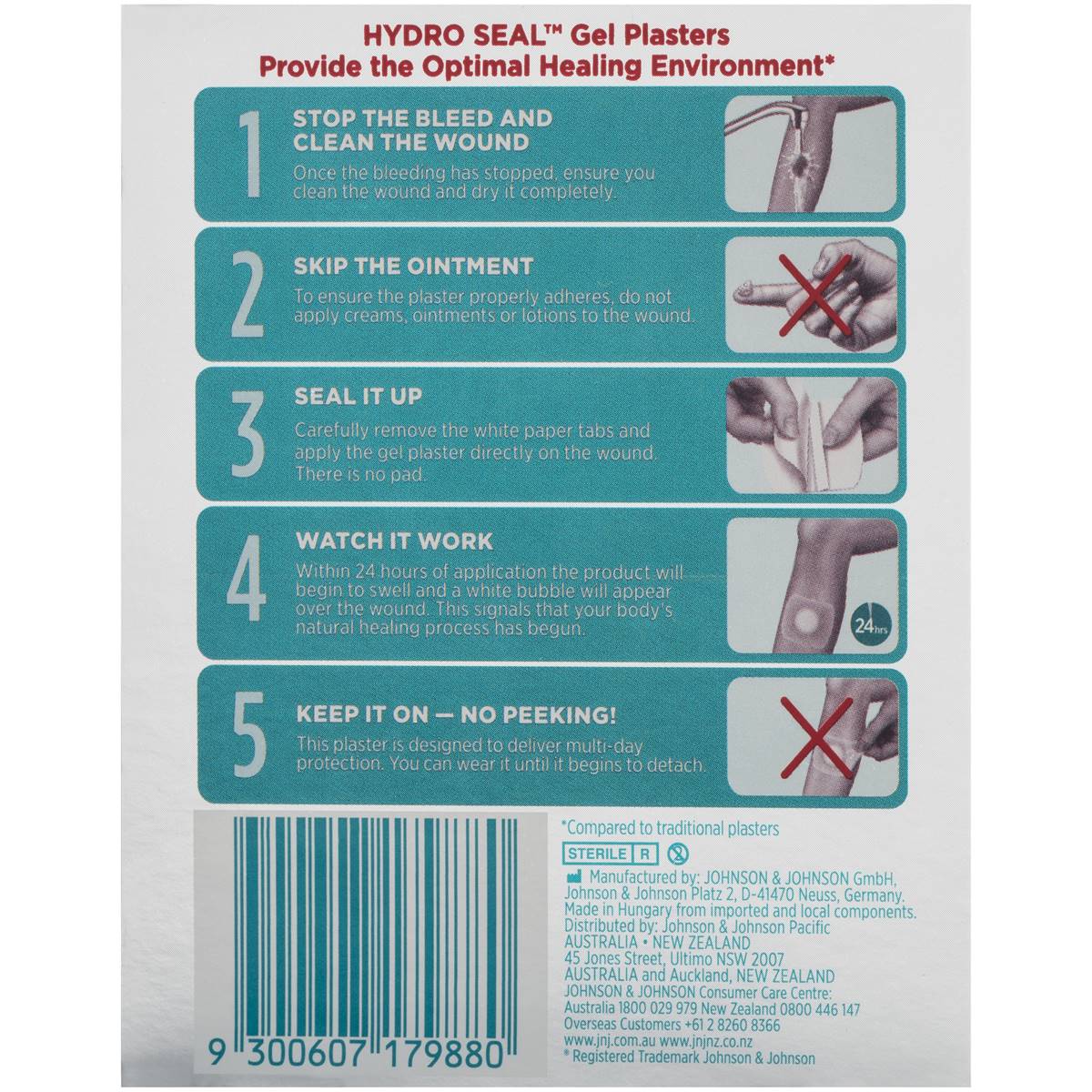 Band-Aid Advanced Healing Hydro Seal Jumbo 3 Pack