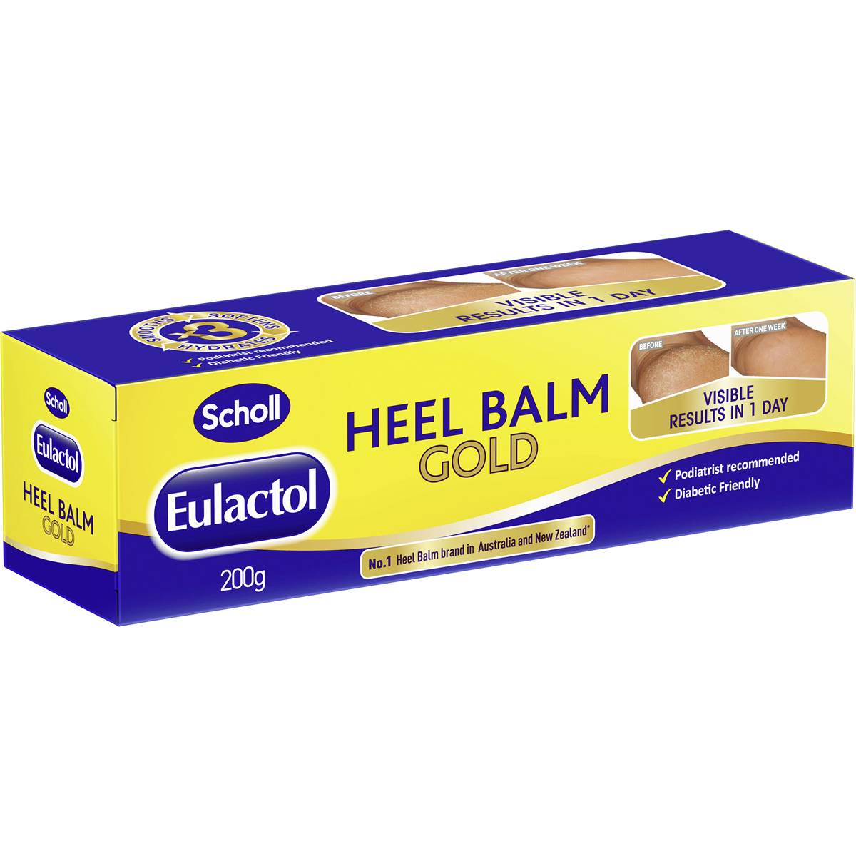 Scholl Eulactol Heel Balm Gold 200ml