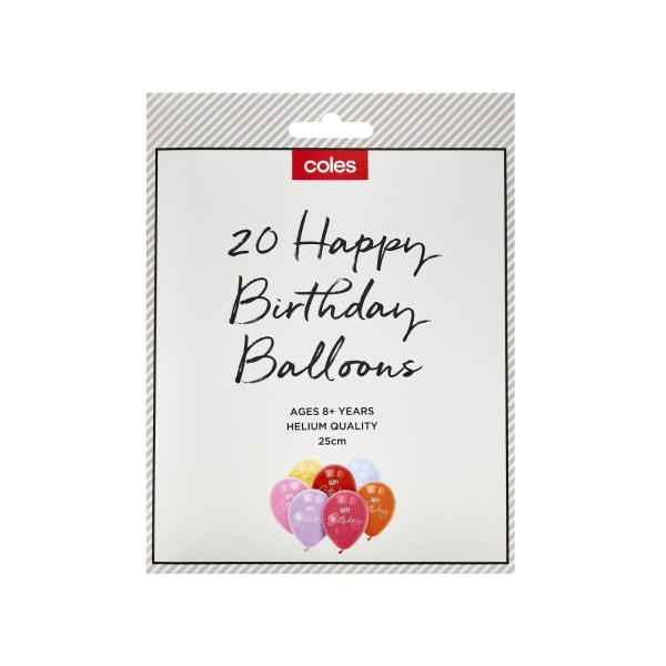 Happy Birthday Balloons