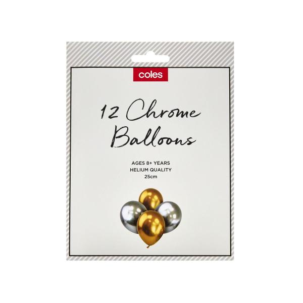 COLES CHROME BALLOONS