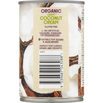 Macro Organic Light Coconut Cream 400mL