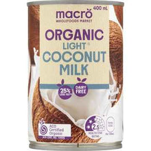 Macro Organic Light Coconut Milk 400mL