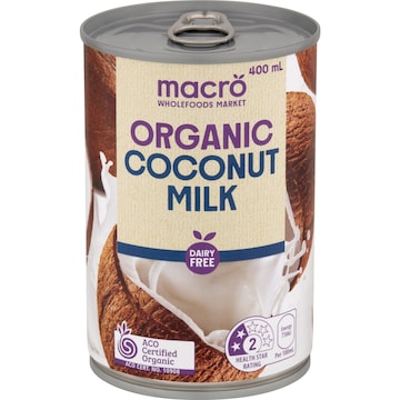 Macro Organic Coconut Milk 400mL