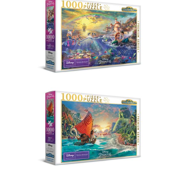 Harlington-Kinkade Disney Princess 1000 Piece Jigsaw Puzzle - Assorted*