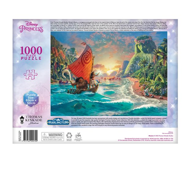 Harlington-Kinkade Disney Princess 1000 Piece Jigsaw Puzzle - Assorted*