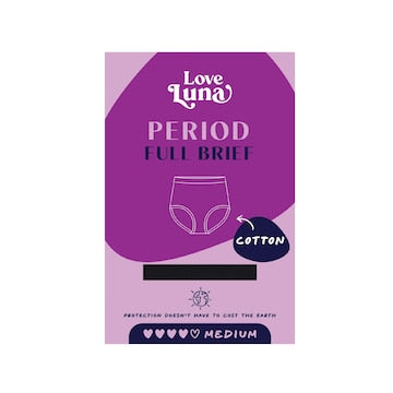 Love Luna Full Period Brief Size 14-16 each
