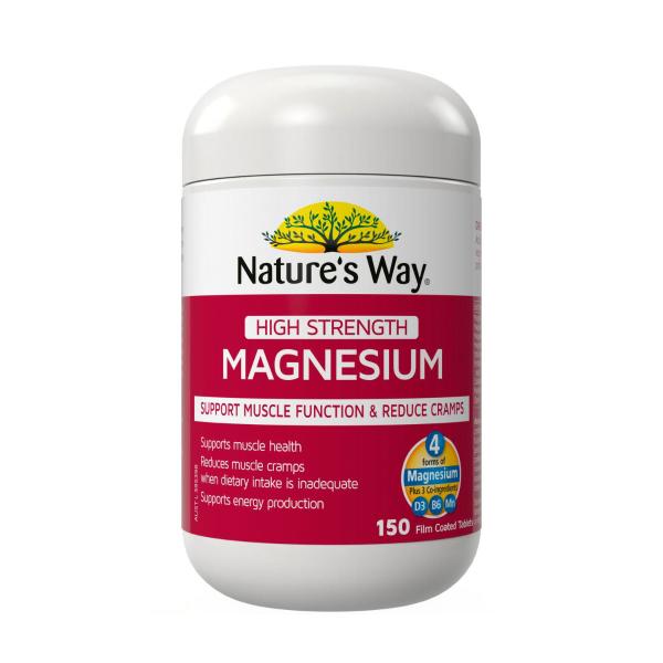 NATURE'S WAY HIGH STRENGTH MAGNESIUM TABLETS 150PK