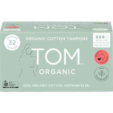TOM Organic Bulk Tampons Regular 32 pack