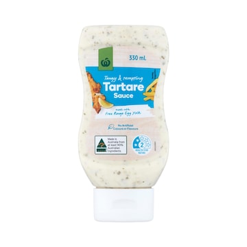 Woolworths Tartare Sauce 330mL