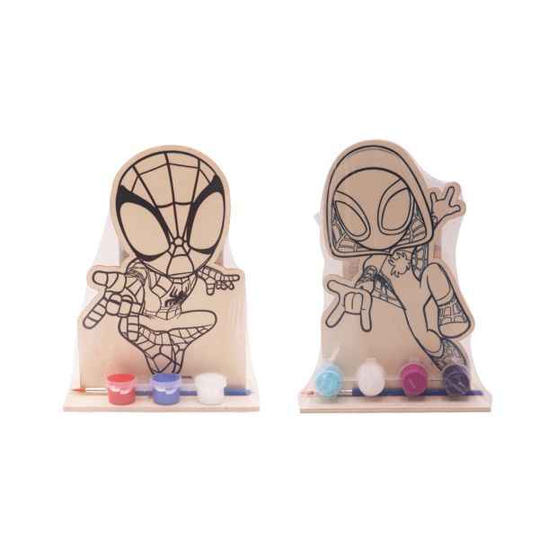 Spidey and His Amazing Friends Paint Your Own Wooden Character - Assorted*