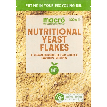 Macro Nutritional Yeast Flakes 200g