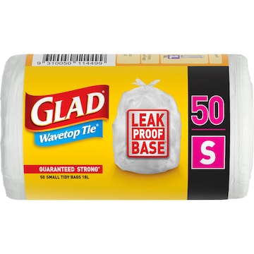 Glad Small Kitchen Tidy Bags 50 pack