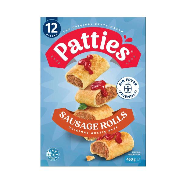 PATTIES 12PK FROZEN SAUSAGE ROLLS PARTY