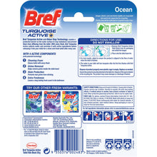 Bref Turquoise Active Ocean Toilet Cleaner Block 50g