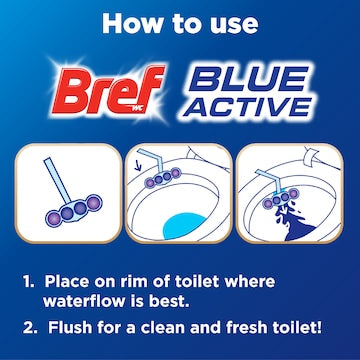 Bref Purple Active Lavender Toilet Cleaner Block 50g