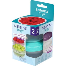 Sistema To Go Portion Pod Food Container Assorted 210mL x 2 pack