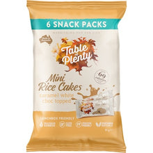 Table Of Plenty Mini Rice Cakes Snack Packs Caramel White Choc 6 pack