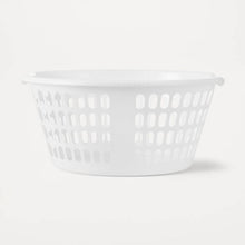 Oval Laundry Basket, White - Anko