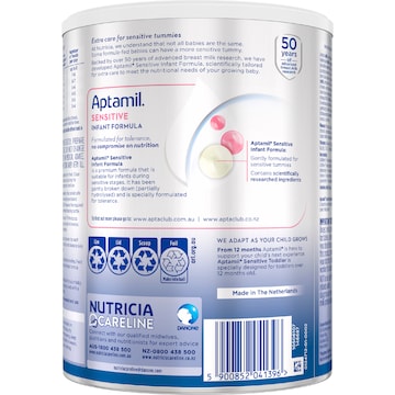 Aptamil Prosyneo Sensitive Baby Infant Formula From 0-12 Months 900g