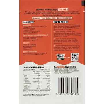 Mingle Taco Mexican Fiesta Recipe Base 30g