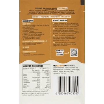 Mingle Butter Chicken Recipe Base 30g