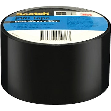 Scotch Pvc Duct Tape Black 48Mm X 30M each
