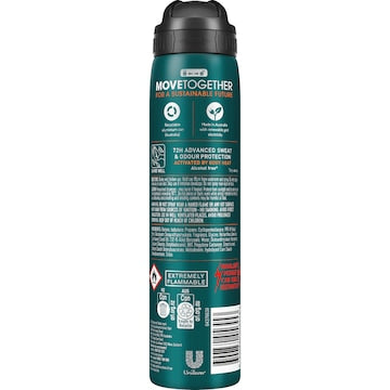 Rexona Men Advanced 72hr Deodorant Aerosol Workout 220mL