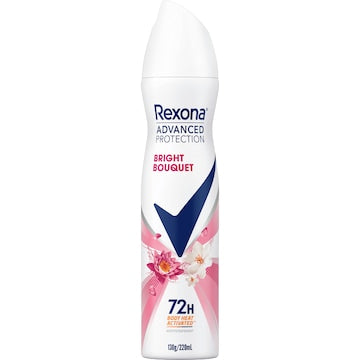 Rexona Women Advanced 72hr Deodorant Aerosol Bright Bouquet 220mL