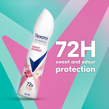 Rexona Women Advanced 72hr Deodorant Aerosol Bright Bouquet 220mL