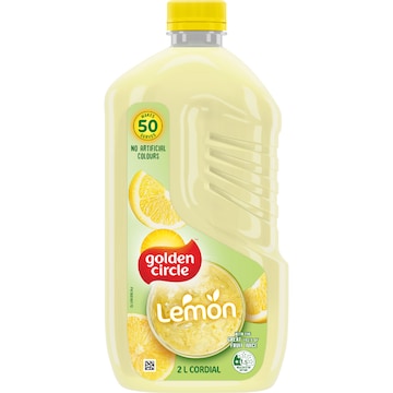 Golden Circle Lemon Cordial 2L