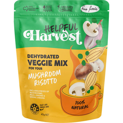 Fine Fettle Helpful Harvest Mushroom Risotto Veggie Mix 40g